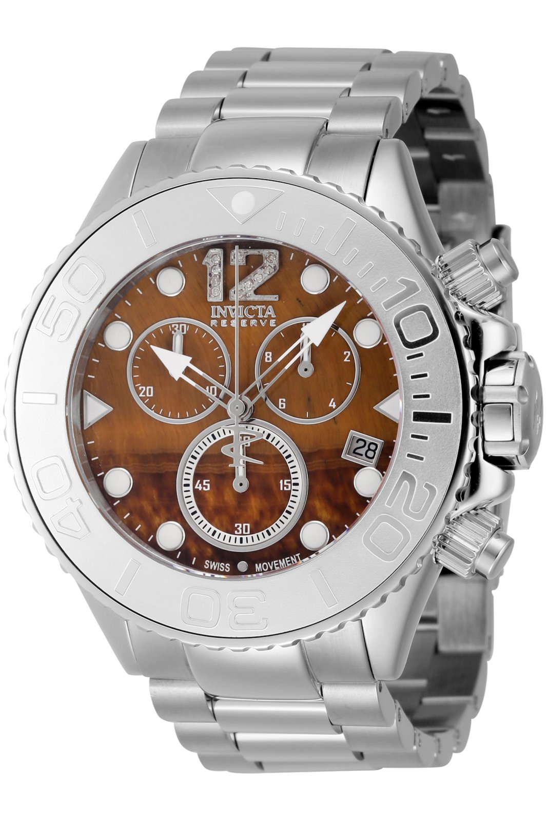 Invicta Reserve Grand Diver 45366 Reloj para Hombre Cuarzo 52mm Con 10 diamantes